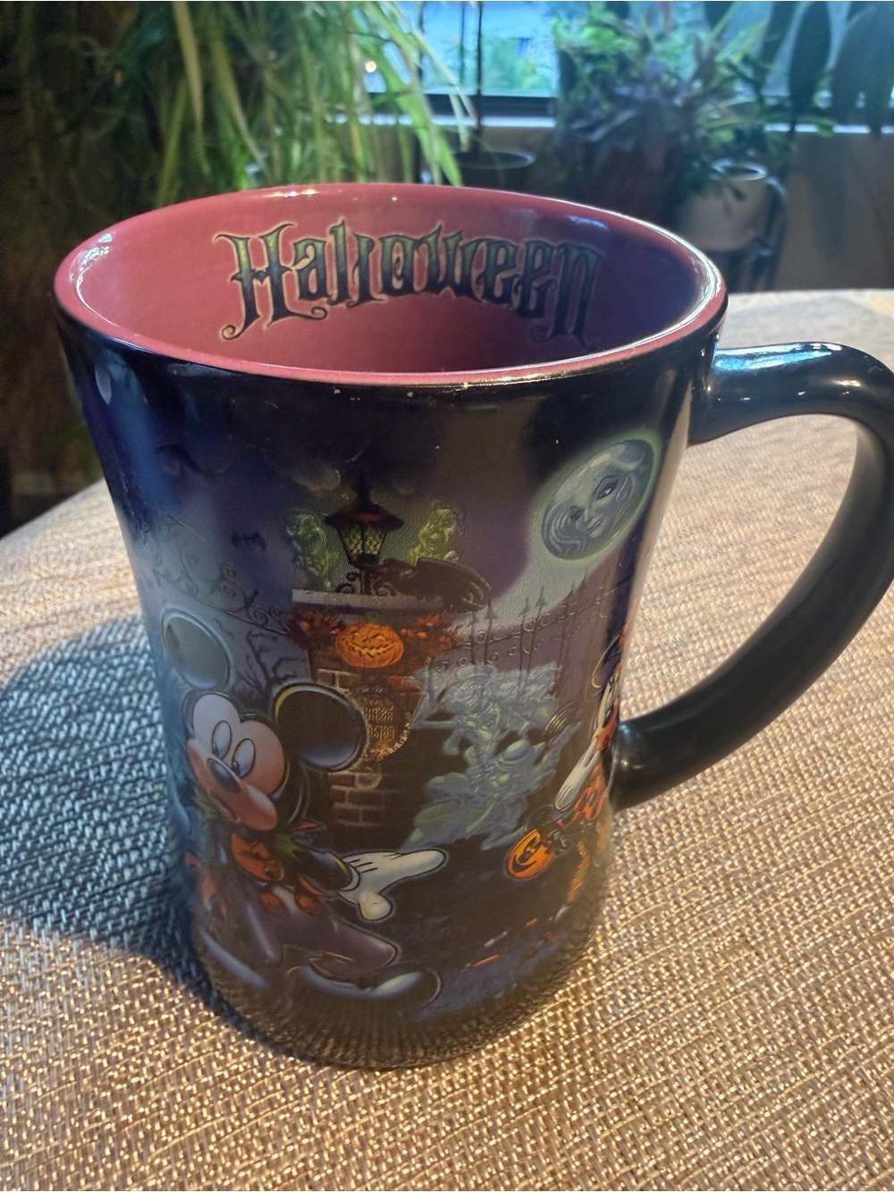 Disney Parks Halloween Haunted Mansion Mickey Friends Mug 12 Oz